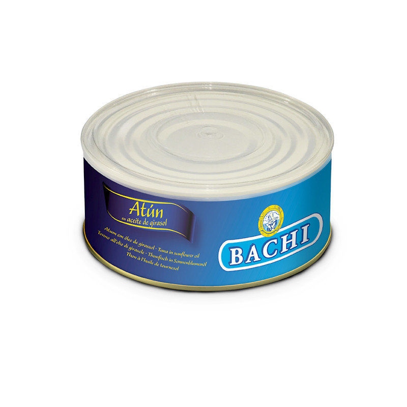 ATÚN EN ACEITE GIRASOL RO-750 Bachi (Easypeel) 12/750g